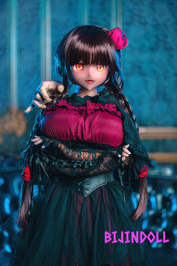 Siliko&Aotume Collaboration Doll H-cup 155cm TPE Big Tits Cute Anime Sex Doll 2-D Sex Cosplay Doll