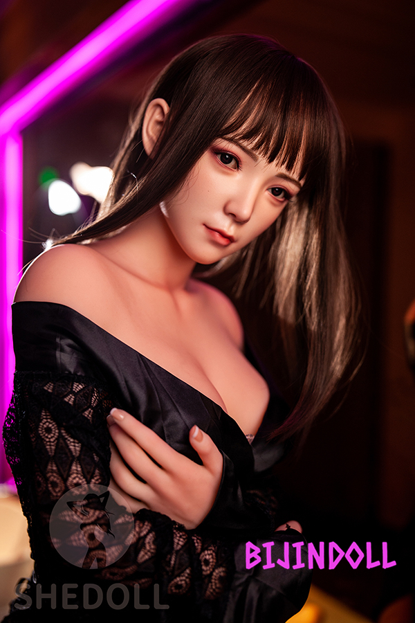 SHEDOLL 158cm C-cup Silicone head TPE body sex doll erotic mature woman sex real doll