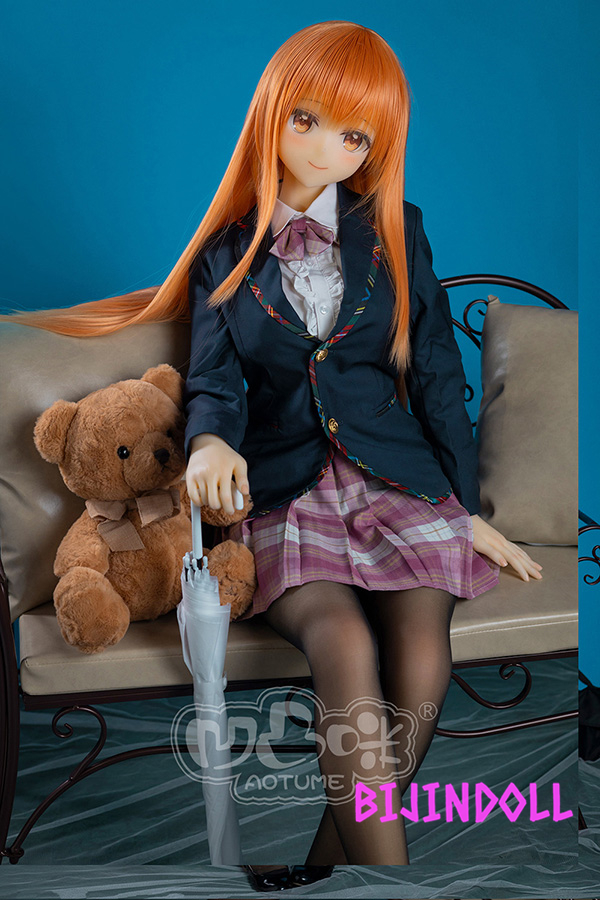 aotumedoll#117 155cm C-cup TPE Shiina Mayu Anime Sex Doll Angel Long Blonde Beautiful Girl