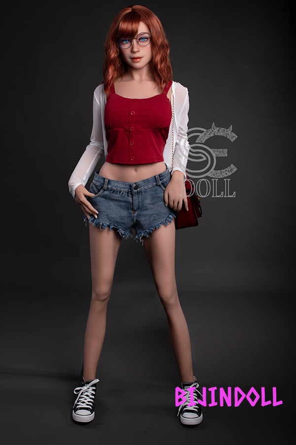 SEDOLL#140 166cm C-cup TPE Redhead Sex Dolls Blowjob Dutch Wife Super Hot Perfect Body Love Doll