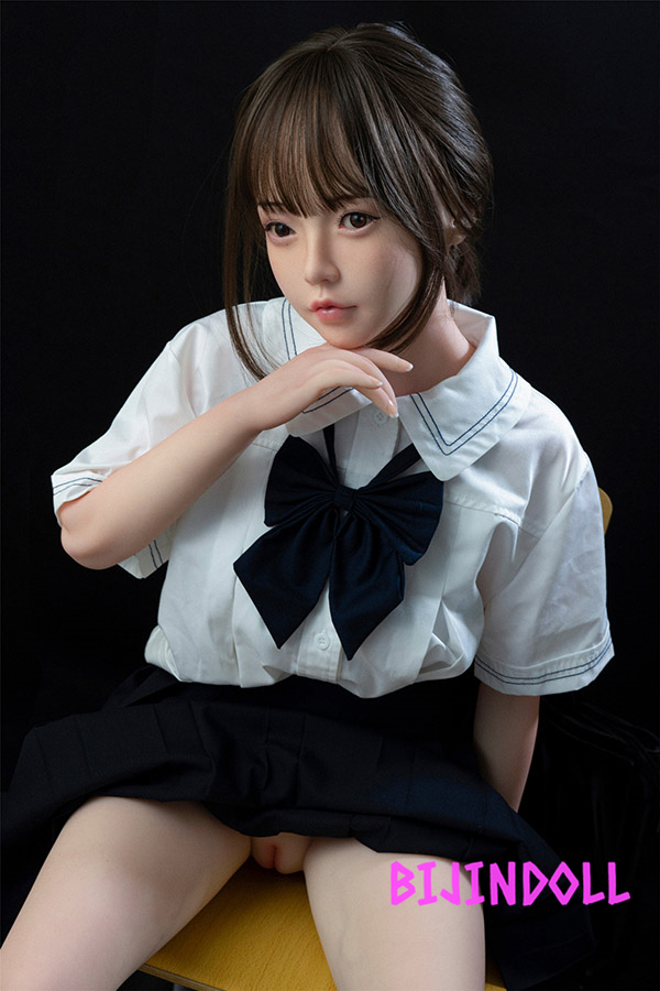 FUDOLL#7 148cm D-cup Silicone head style makeup love doll super realistic beautiful sailor suit