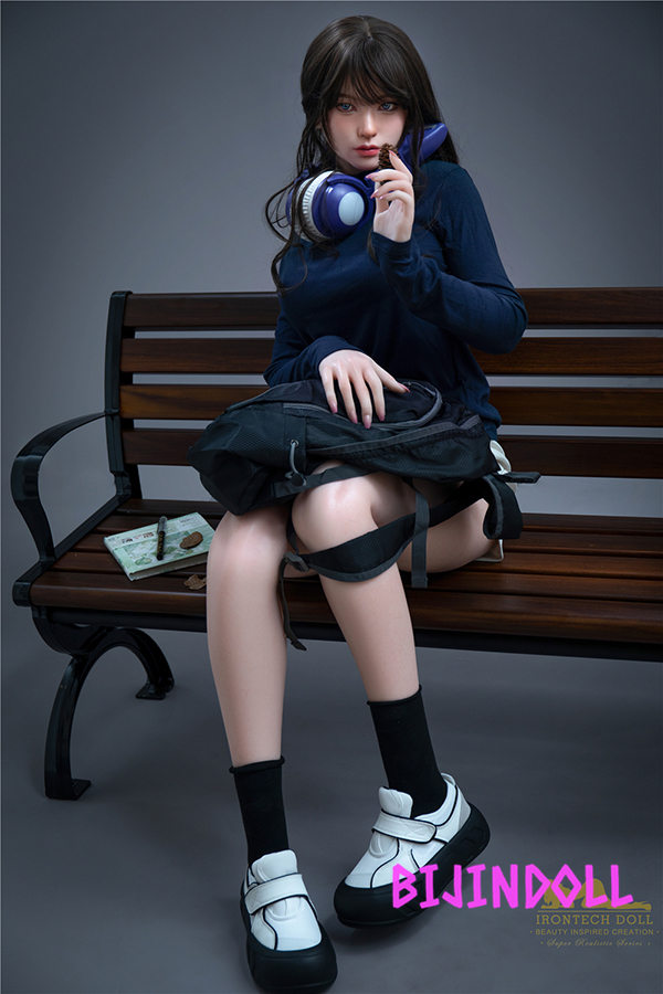 Irontechdoll 166cm C-Cup Silicone college love doll fantasy sex Japanese Realistic dolls