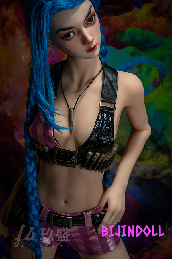 Jiusheng Doll#72 Rikki 168cm C Cup Silicone Head Game Cosplay Love Doll Jinx - LoL Sex Doll