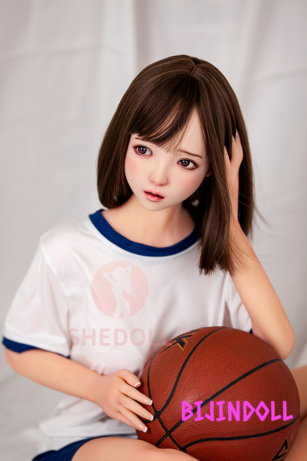 SHEDOLL 148cm D-cup Silicone head Realistic-faced gym clothes love doll TPE body cheap sex doll