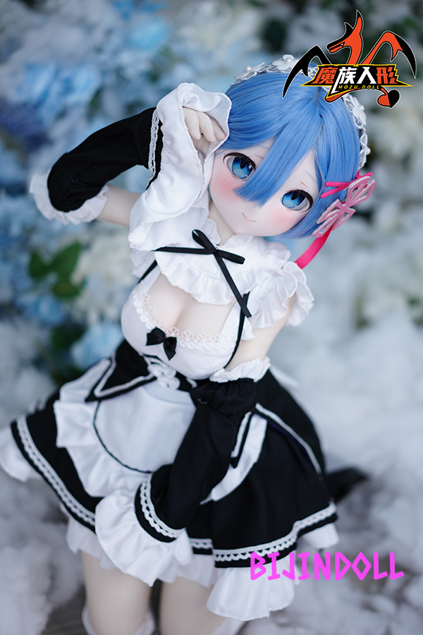 mozudoll Rem PVC Head Picture clothing free Super cute maid anime doll maid cosplay cheap sex doll