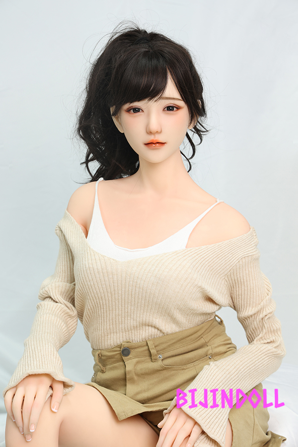 SHEDOLL 158cm C-cup Silicone head Innocent Beautiful sex Doll Erotic Medium breasts Real doll