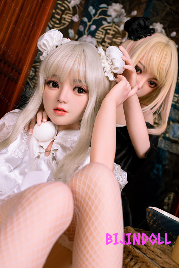 Bezlya 鈴蘭-風鈴 149cm C-cup Silicone head Chinese sisters beauty bowl love doll 3p sex dutch dolls