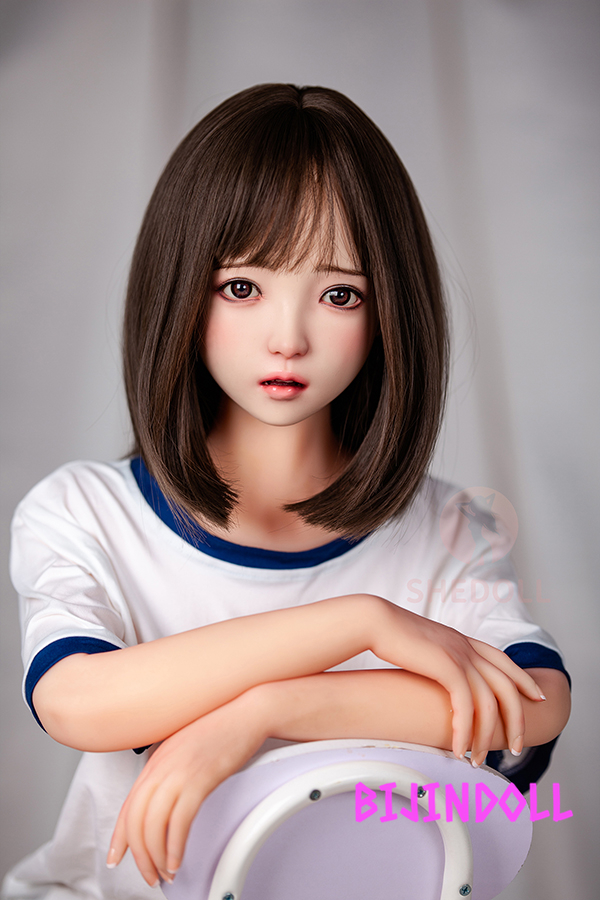 SHEDOLL 148cm D-cup Silicone head Realistic-faced gym clothes love doll TPE body cheap sex doll
