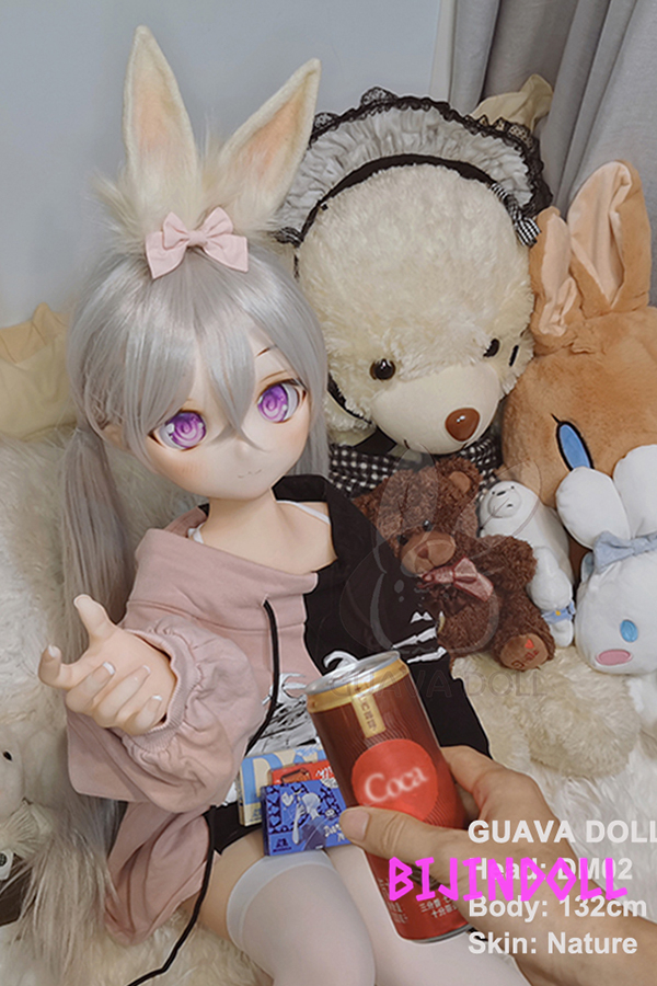 GUAVADOLL DM02 B-Cup PVC Head Cute Anime Sisterly Anime Sex Doll Cartoon Adult Masturbator Dutch Wife