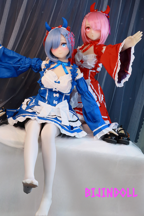 aotumedoll#40#41 D-cup B-cup145cm TPE Ramlem Sisters Anime Sex Doll Re:ZERO -Starting Life in Another World- Popular Maid Sister Character Customization Sex Dutch Wife