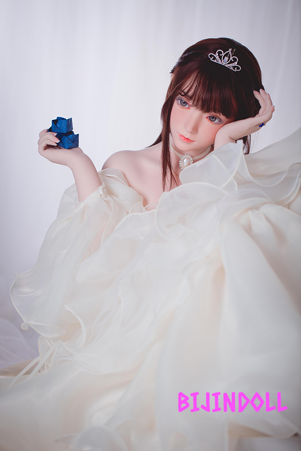 FUDOLL#12 148cm D-cup Silicon head bride sex doll wedding dress real beautiful sex doll