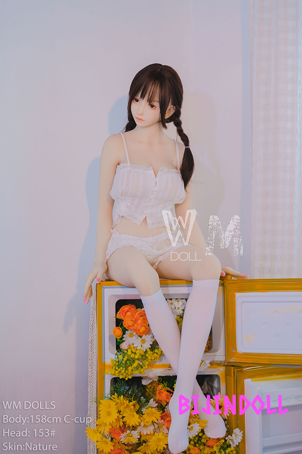 WMDoll#153 158cm C-cup TPE mannequin head Sex doll erotic cute real asian dutch wife