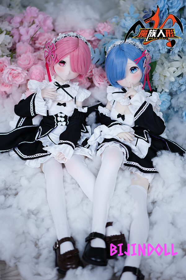 mozudoll Rem PVC Head Picture clothing free Super cute maid anime doll maid cosplay cheap sex doll