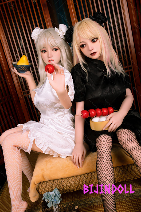 Bezlya 鈴蘭-風鈴 149cm C-cup Silicone head Chinese sisters beauty bowl love doll 3p sex dutch dolls