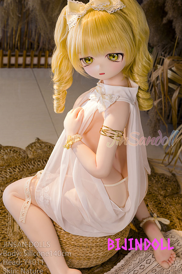 WMDoll#Y011 140cm C-cup PVC Head Blonde anime adult life-size doll r18 sex toys