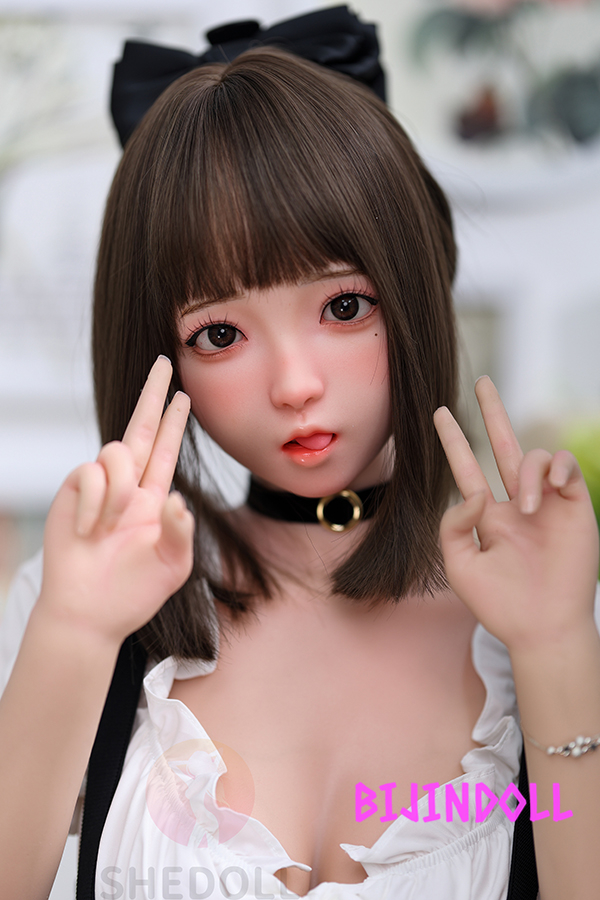 SHEDOLL 148cm Ｄ-cup Silicone Head TPE Body Cute Love Doll Legal Dutch Wife Short Sex Doll