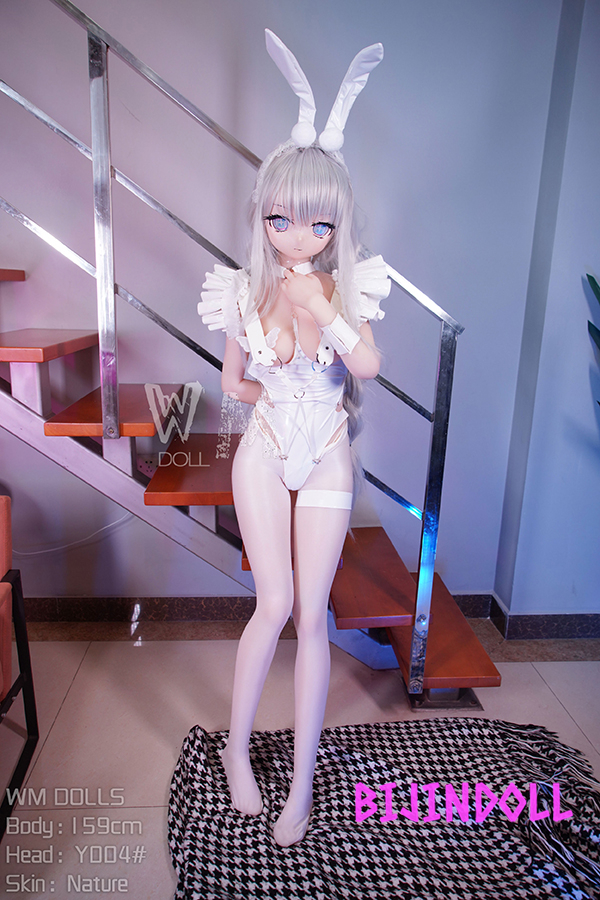 WMDoll#Y004 159cm B-Cup PVC Head Cute Anime Sex Doll Cosplay Erotic Sexy Bunny Love Dolls