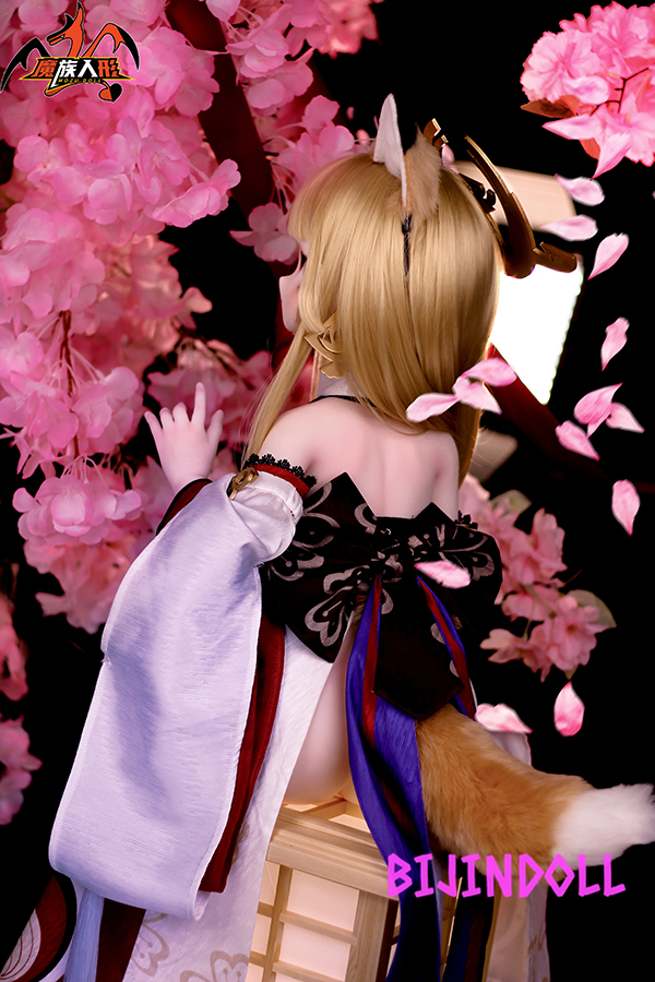 mozudoll 小狐狸 Free Costume Cute Anime Love Doll Dutch Wife PVC Head Sex Doll