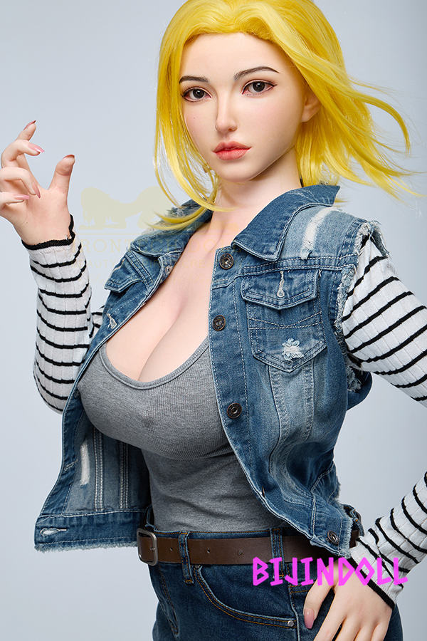 Irontechdoll 159cm F-Cup Silicone Blonde Married Woman Sex Doll No. 18 Dutch Wife Big Breasts Big Butt Sex Erotic Luxury Realistic Adult Doll