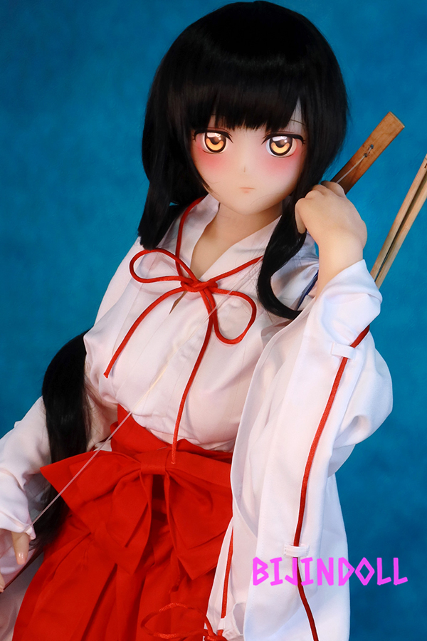 aotumedoll#43 D-cup 145cm TPE Big Breasts Anime Style Doll Custom Manga Doll Sex Chubby Character Life Size Dutch Wife Shrine Maiden Erotic Costume