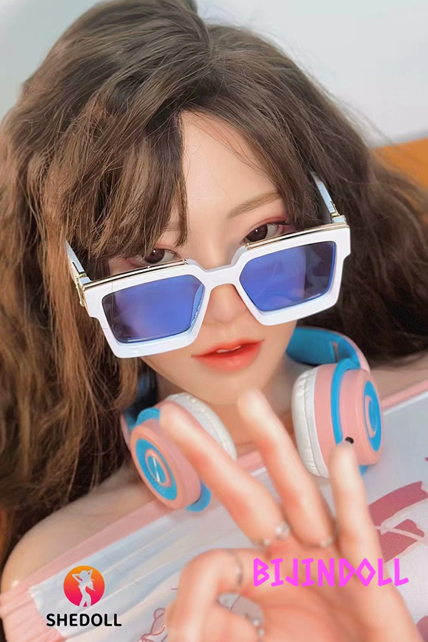 SHEDOLL 158cm C-cup Silicone Head Real Beautiful Love Doll Sex Life Size Doll Adult Dutch Wife Bukkake Erotic Creampie Real Doll