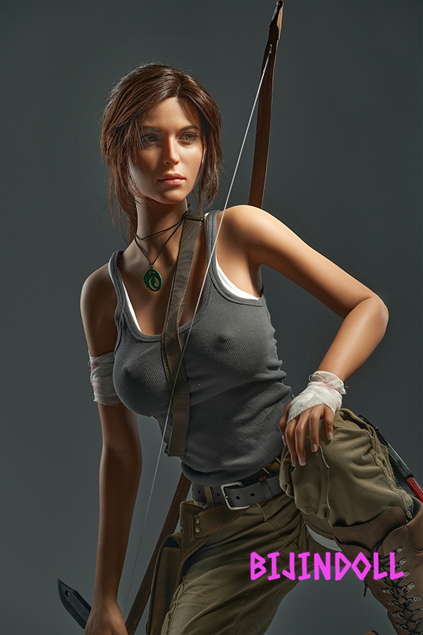 Lara Croft Sex Doll GameLadyNo.07 166cm/65.4″ E-Cup Silicone Lara Croft Cosplay Dolls