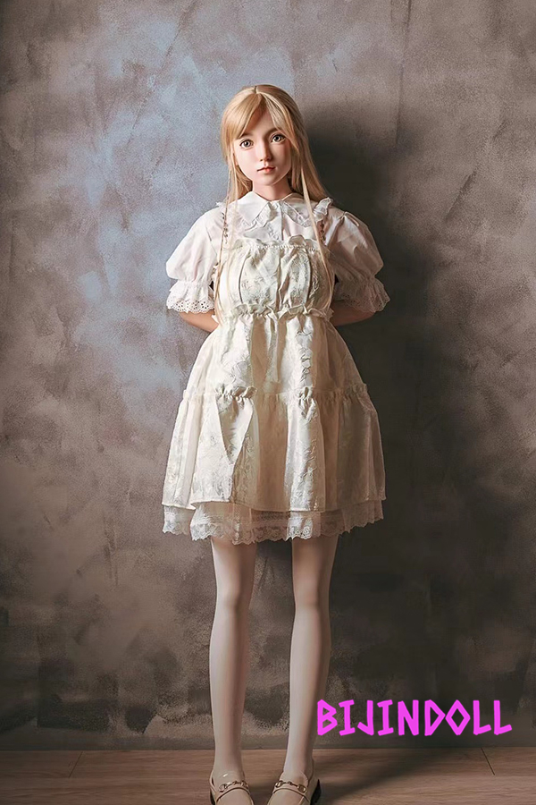 FUDOLL#12 148cm D-cup Silicon head sister incest sex doll Super real blonde sister r18 adult porn doll