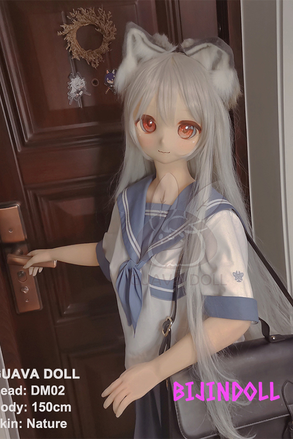 GUAVADOLL DM02 150cm D-cup PVC head anime sex doll R18 adult beautiful anime sex 2d dutch wife