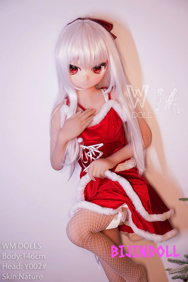 WMDoll#Y002 146cm C-cup PVC Head Anime white-haired sex doll R18 adult legal anime love doll