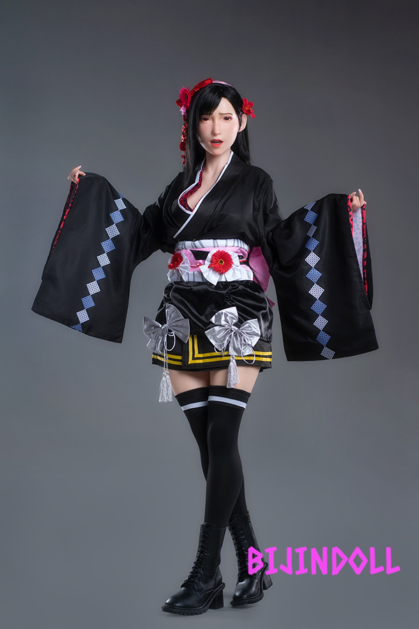 GameLadyNo.11 165cm/65″ G-Cup Silicone Oral Sex Doll Tifa Head Real Silicone Erotic Japanese Kimono