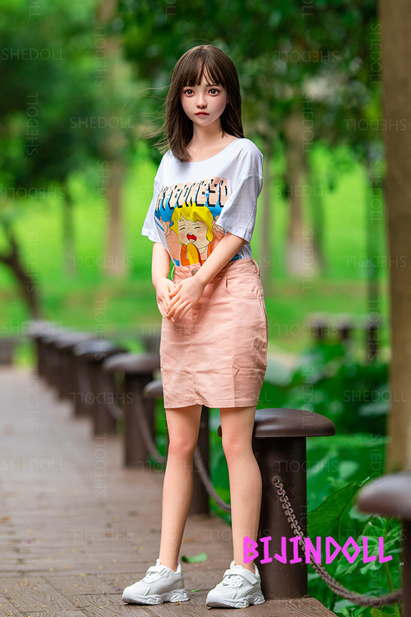 SHEDOLL 148cm D-cup Silicone Head Amazing Realistic Doll Life Size Love Doll TPE Body Cute Sex Doll