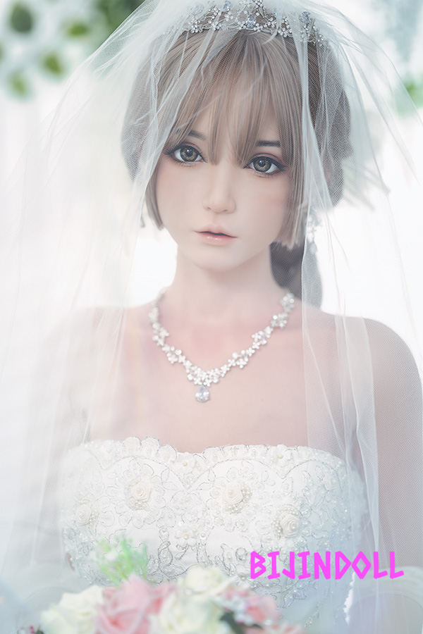 FUDOLL#19 150cm B-cup Full silicone sex doll marriage ideal bride beautiful bride doll