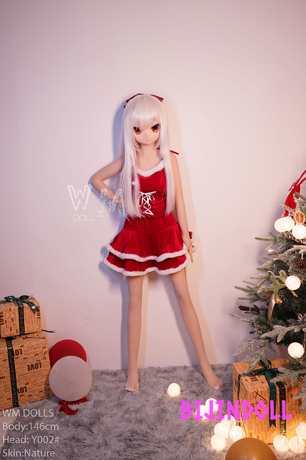 WMDoll#Y002 146cm C-cup PVC Head Anime white-haired sex doll R18 adult legal anime love doll