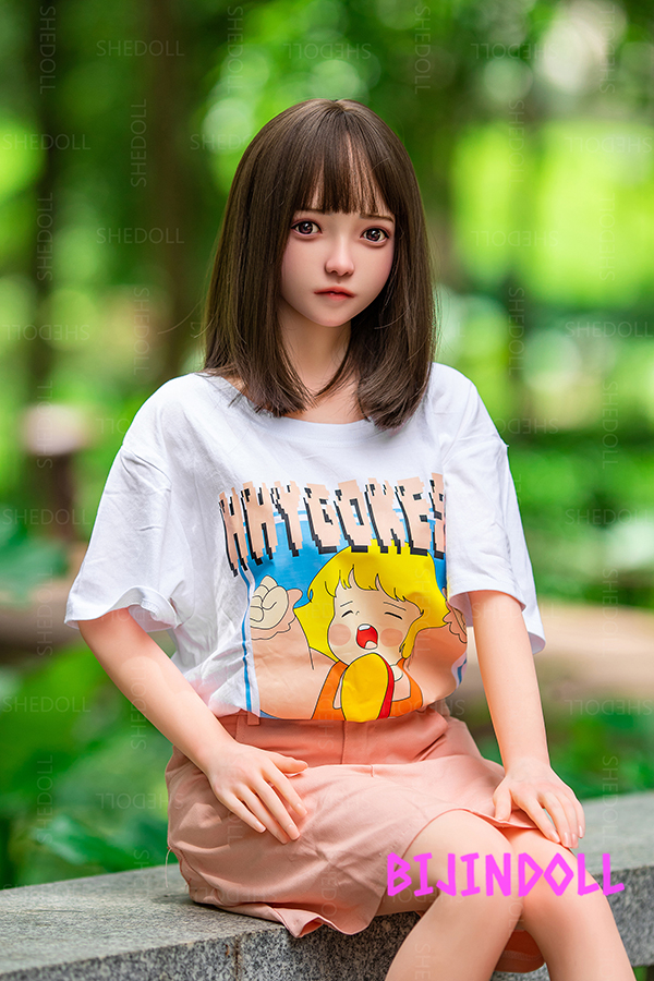 SHEDOLL 148cm D-cup Silicone Head Amazing Realistic Doll Life Size Love Doll TPE Body Cute Sex Doll