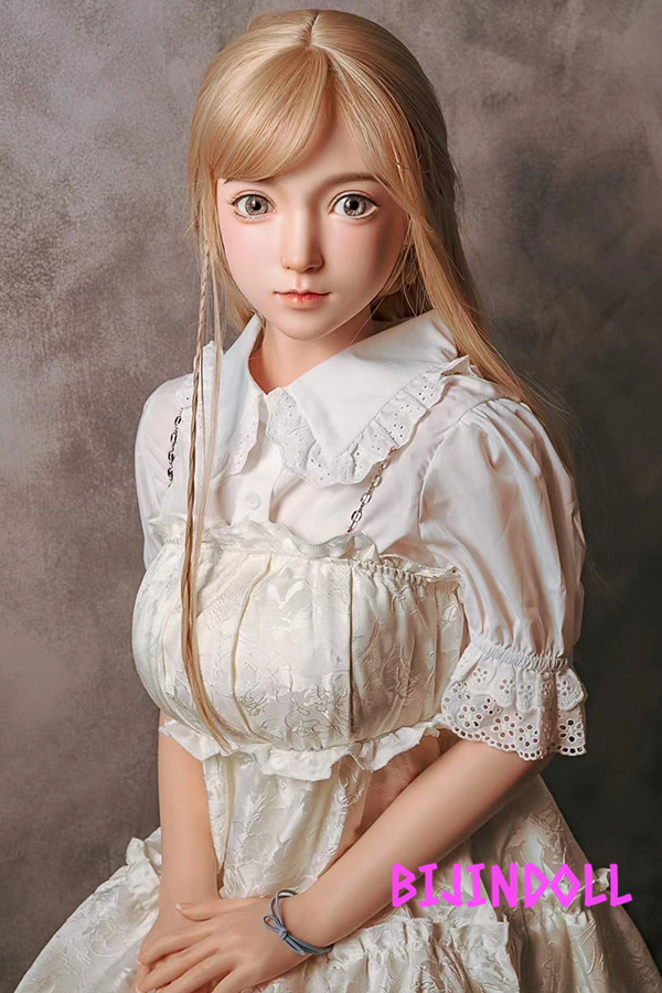 FUDOLL#12 148cm D-cup Silicon head sister incest sex doll Super real blonde sister r18 adult porn doll