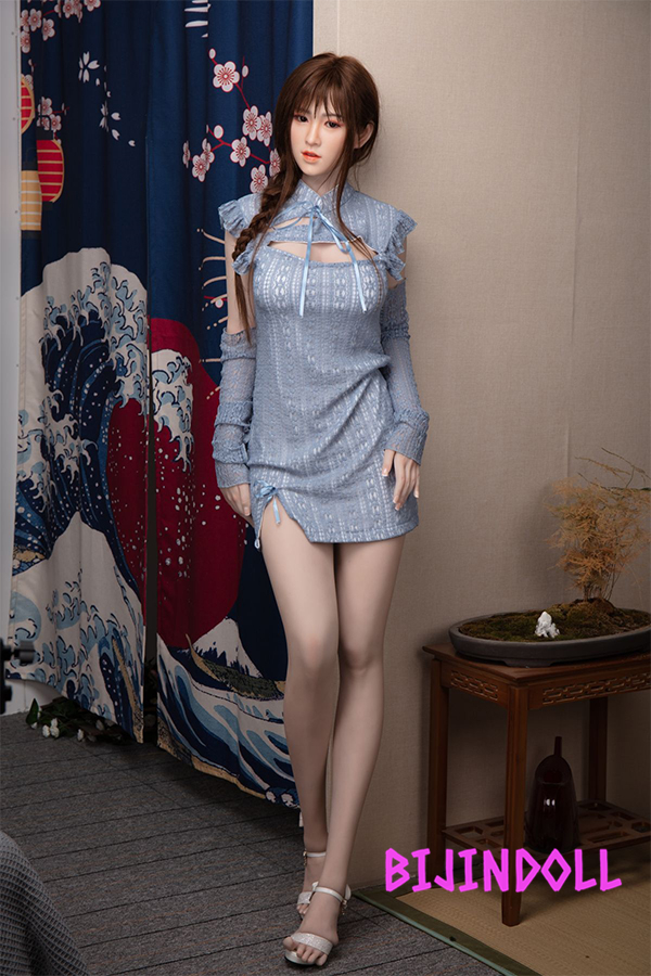 JXDOLL 170cm D-cup silicone head beautiful legs slender sex doll fucking lewd beauty love wife