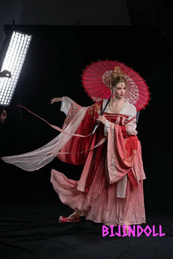 WAXDOLL#GE53 170cm C-cup Silicone Chinese Ancient Beauty Sex Doll Soft Silicone Luxury Dutch Wife