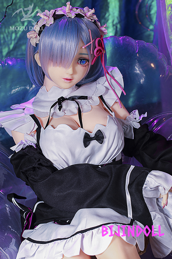 mozudoll 145cm TPE Rem Sex Dolls Cos Play Re Zero Rem anime Dutch Wife Anime Doll