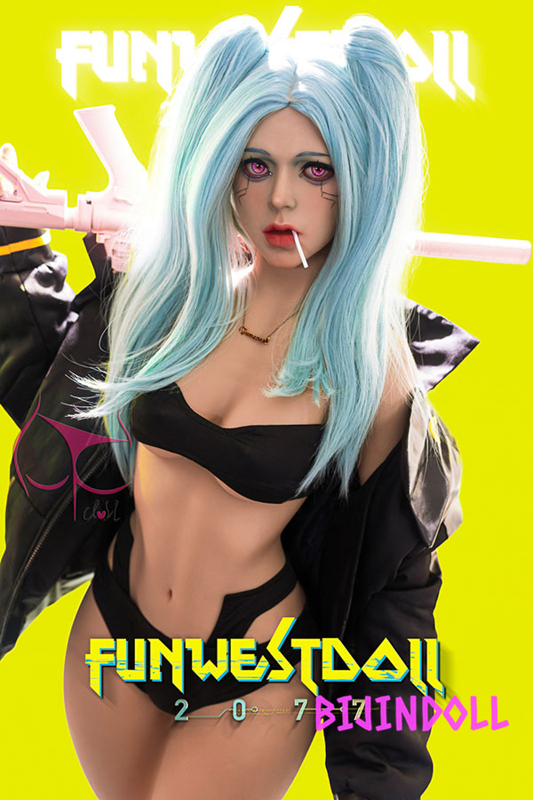 Funwest#054 Assos 157cm C-cup TPE Rebecca cosplay Sex doll Cyberpunk2077 game doll Anime sex robot