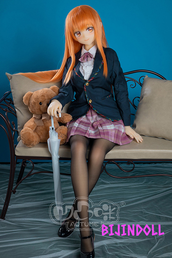 aotumedoll#117 155cm C-cup TPE Shiina Mayu Anime Sex Doll Angel Long Blonde Beautiful Girl