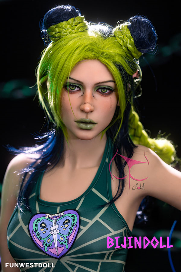 Funwest#056 Elina 159cm B-cup TPE Jolyne Cujoh Cosplay Sex Doll Anime Jolyne Cujoh Porn Hentai COS Doll