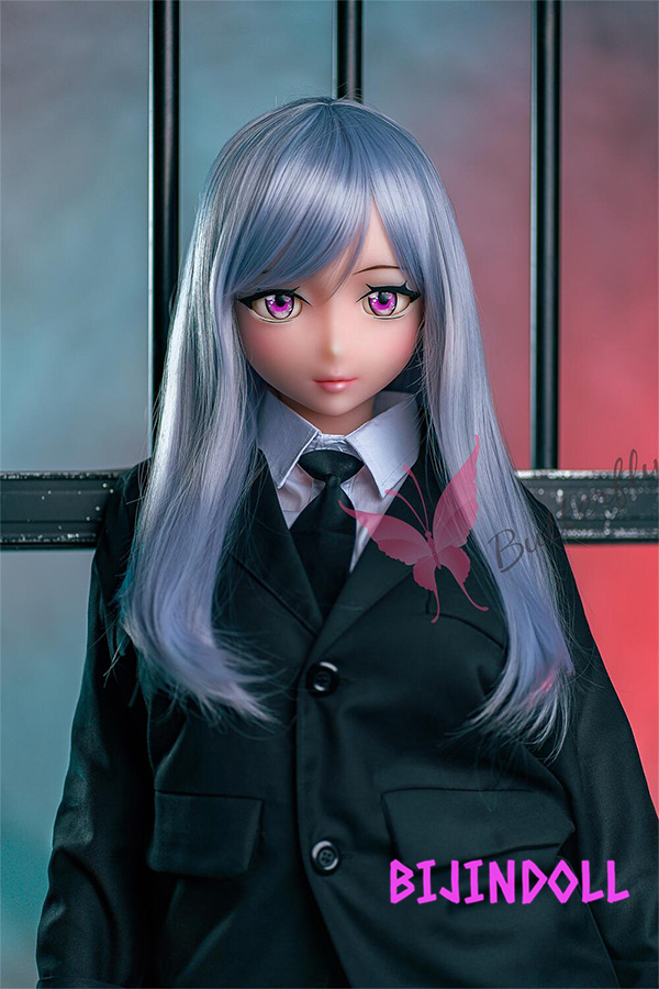 ButterflyDoll Lia 140cm E-cup TPE silver hair anime sex doll big tits erotic sexy Dutch wife fantasy anime