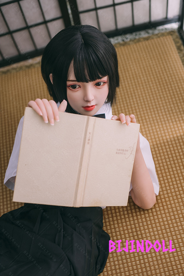 Bezlya 鈴蘭 149cm C-cup Silicone head + TPE body Real Adult Porn life-size doll sex dutchwife adult