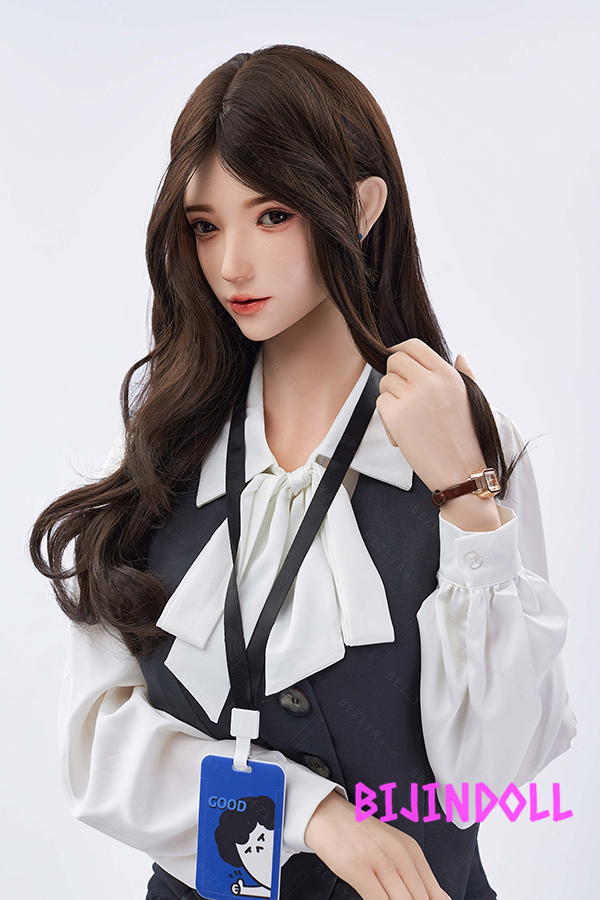 Bezlya 玉兰 163cm E-cup Silicon Head Office Lady Cosplay Sex Doll E Cup Sex Realistic Dutch Doll Sex