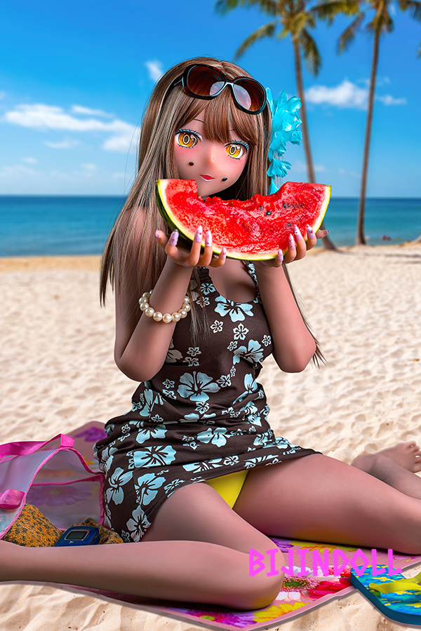 aotumedoll tanned sex doll TPE 155cm C cup seaside tanned beauty love doll real sex