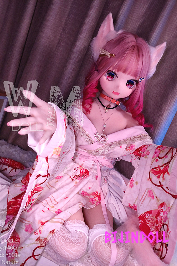WMDoll#Y001 146cm C-cup PVC Head Cute anime cat sex doll r18 adult anime dutch wife