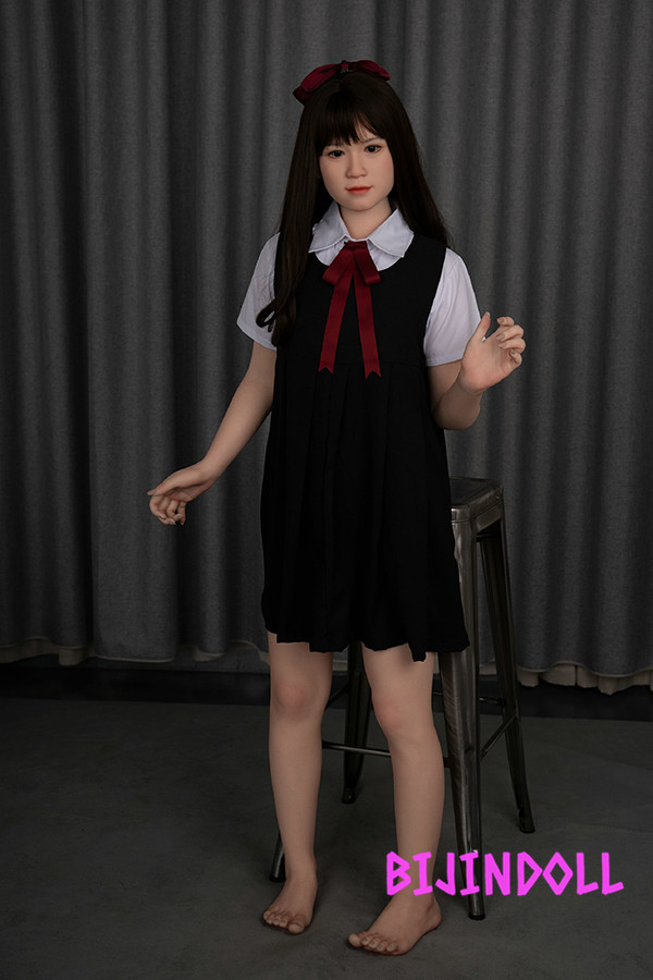 WAXDOLL#GE61 151cm B-cup Silicone flat-chested life-size doll sex erotic experience sex dutch wife