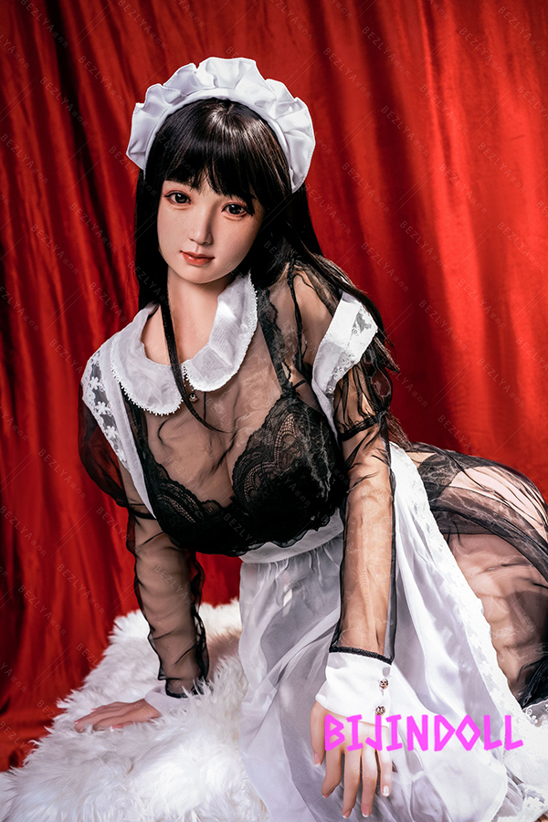 Bezlya 蝶豆 155cmM F-cup Silicone head Absolute obedience busty maid real love doll Luxury naughty Dutch doll