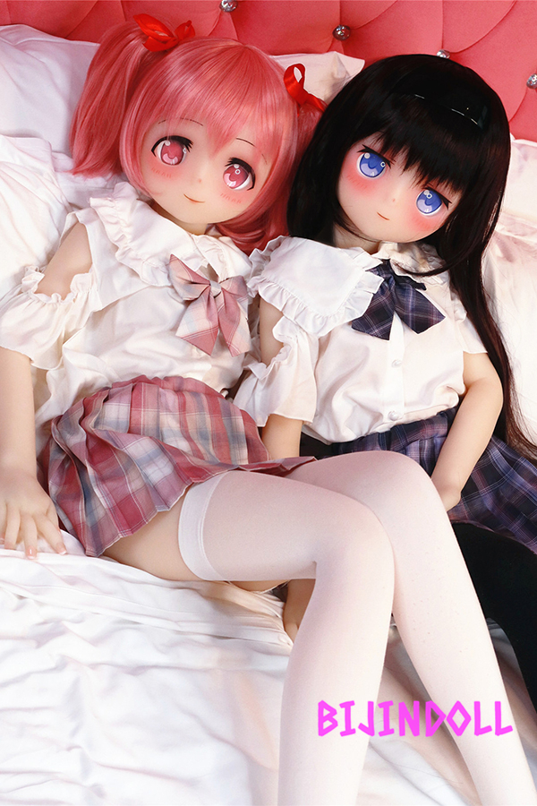 aotumedoll#54#55 B-cup TPE Madoka Kaname and Homura Akemi Love Doll Magical Character Life-Size Anime Head Dutch Wife Cute 2D Sex Doll