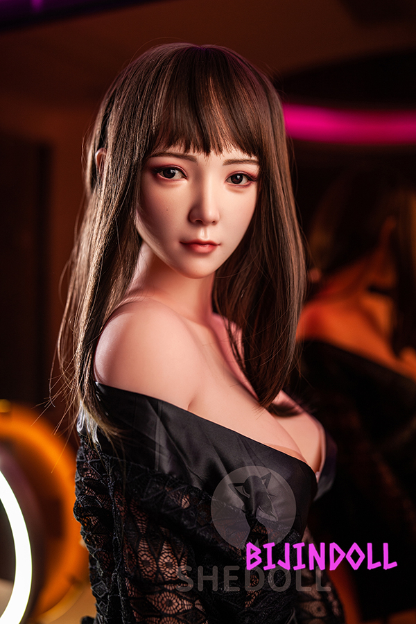 SHEDOLL 158cm C-cup Silicone head TPE body sex doll erotic mature woman sex real doll